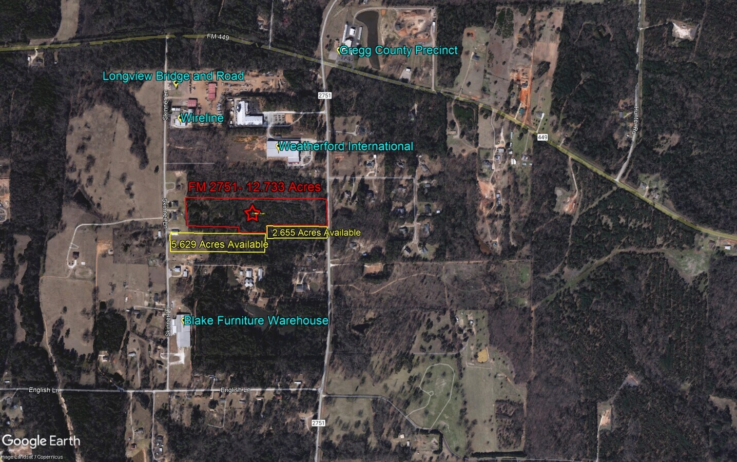 FM 2751 12.733 Acres, Longview, TX 75605 Land for Sale