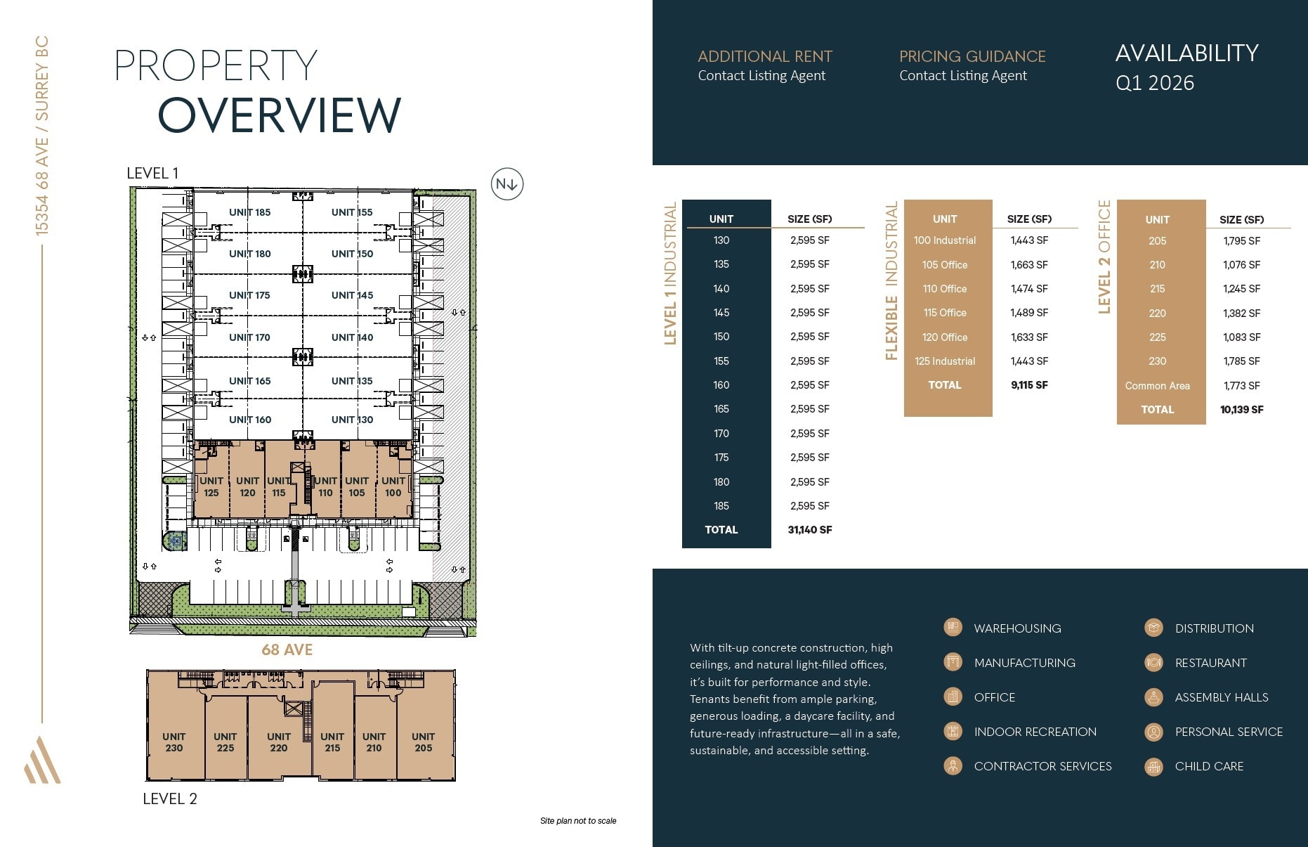 15354 68 Ave, Surrey, BC for lease Floor Plan- Image 1 of 1