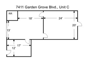 7411 Garden Grove Blvd, Garden Grove, CA for lease Building Photo- Image 2 of 8