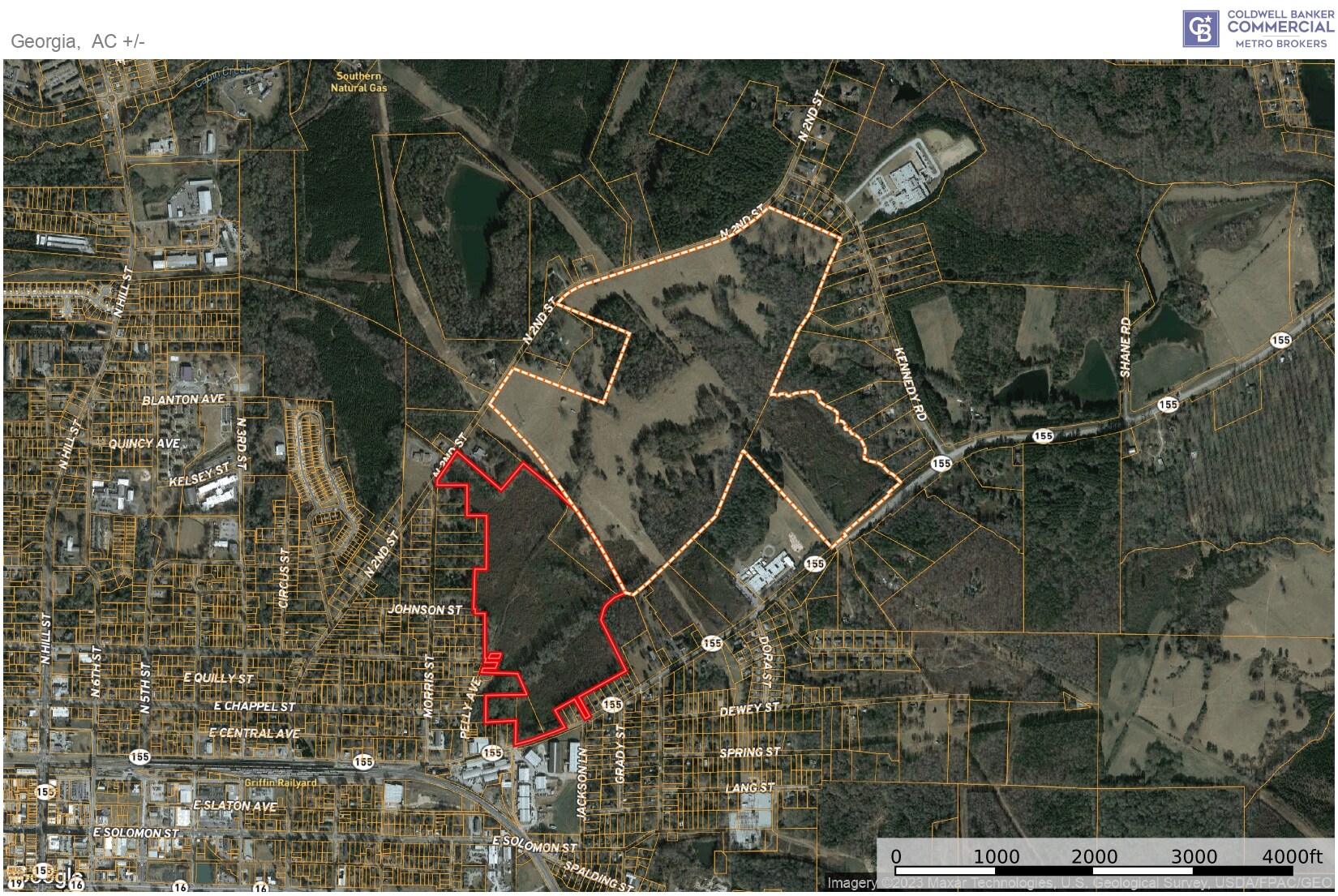 N. 2nd, Griffin, GA for sale Aerial- Image 1 of 1