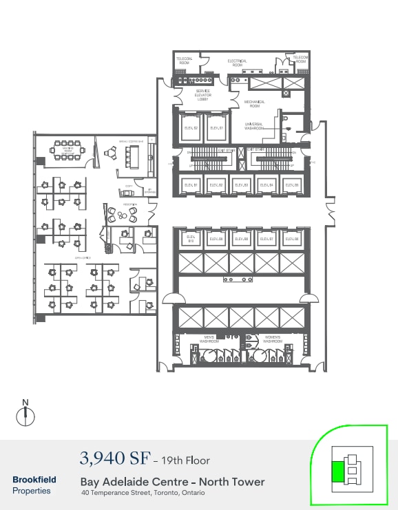 40 Temperance St, Toronto, ON for lease Floor Plan- Image 1 of 1