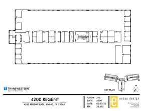 4200 Regent Blvd, Irving, TX for lease Floor Plan- Image 2 of 2