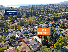 330 16th St, Santa Monica, CA - aerial  map view