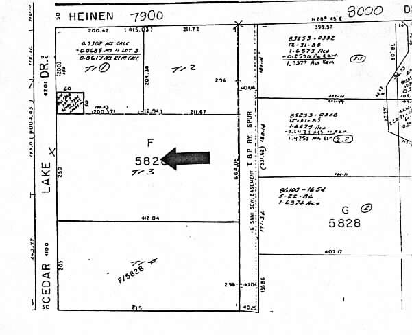 4120 Cedar Lake Dr, Dallas, TX for lease - Plat Map - Image 3 of 3