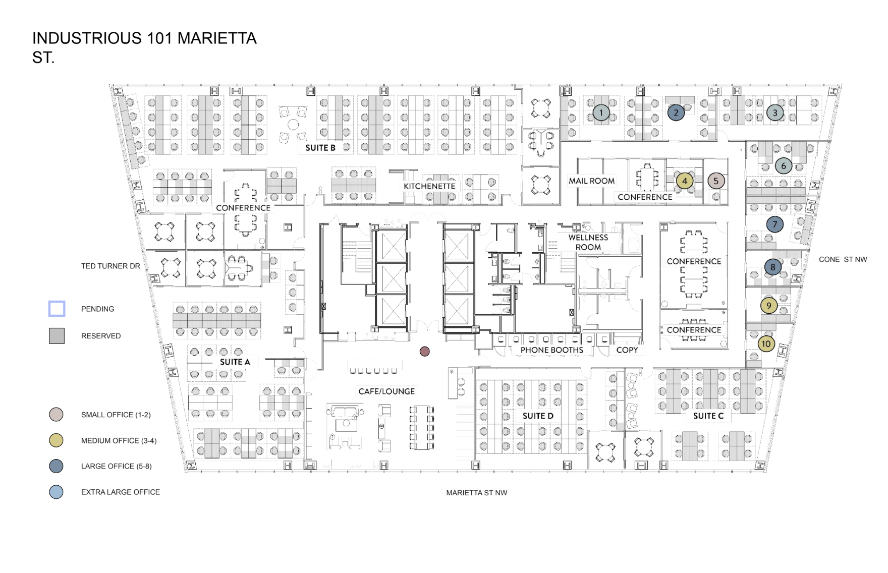 101 Marietta St NW, Atlanta, GA for lease Floor Plan- Image 1 of 10