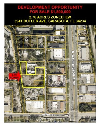 More details for 3941 Butler Ave, Sarasota, FL - Land for Sale