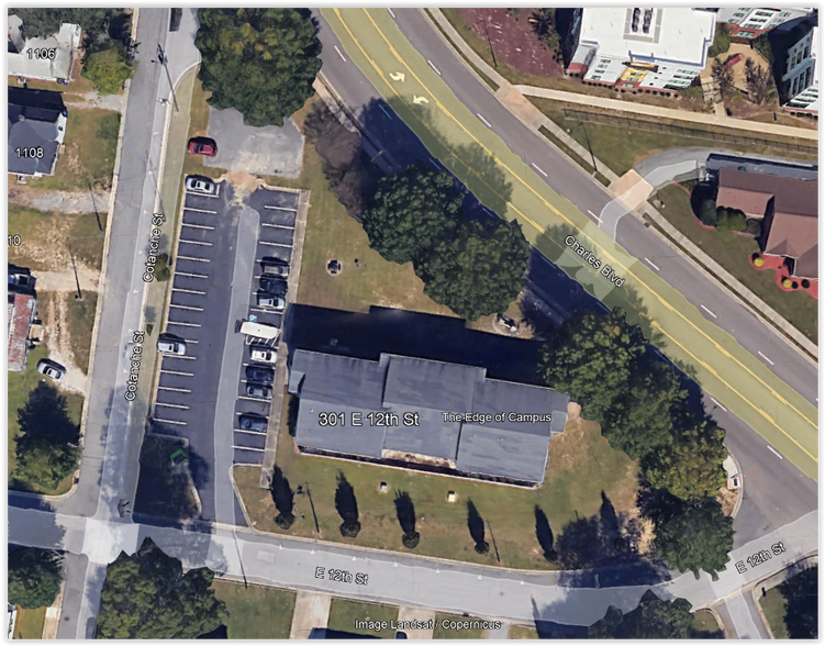 301 E 12th St, Greenville, NC for sale - Aerial - Image 2 of 14