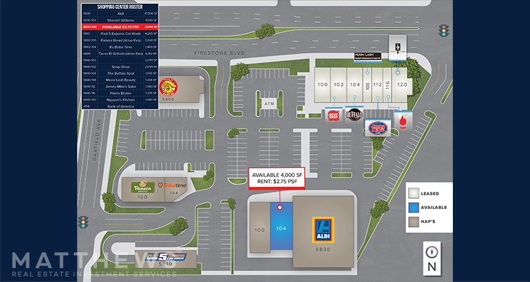 Garfield Ave, South Gate, CA for lease - Site Plan - Image 3 of 3