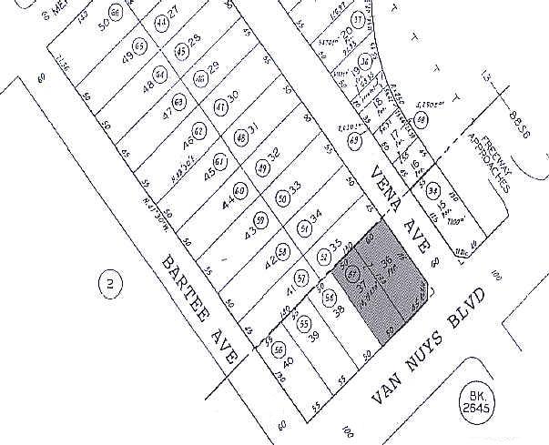 13931-13945 Van Nuys Blvd, Arleta, CA for lease - Plat Map - Image 2 of 2