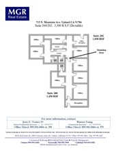 715 N Mountain Ave, Upland, CA for lease Floor Plan- Image 1 of 1