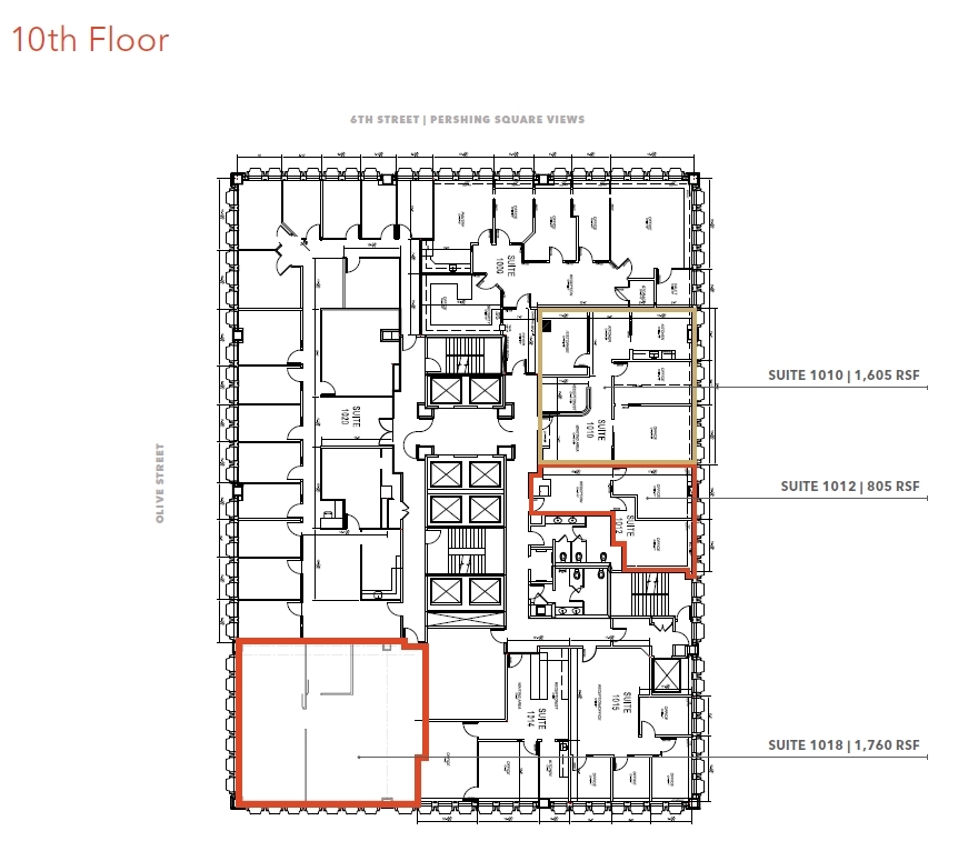 606 S Olive St, Los Angeles, CA for lease Floor Plan- Image 1 of 1