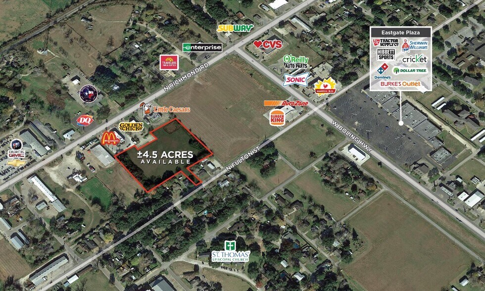 1411 N Fulton, Wharton, TX for sale - Aerial - Image 1 of 1