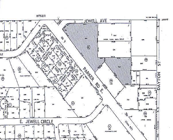 1950 S Parker Rd, Denver, CO for sale - Plat Map - Image 3 of 3