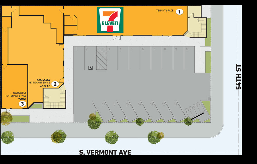 5318 S Vermont Ave, Los Angeles, CA for lease Floor Plan- Image 1 of 2