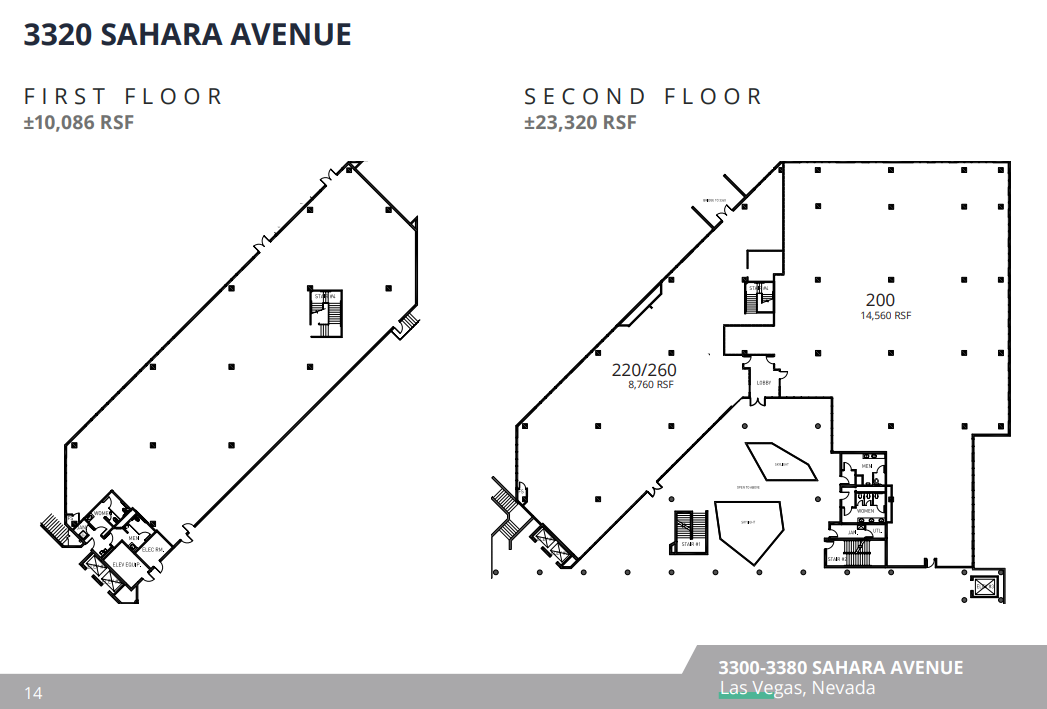 3320 W Sahara Ave, Las Vegas, NV for lease Floor Plan- Image 1 of 1