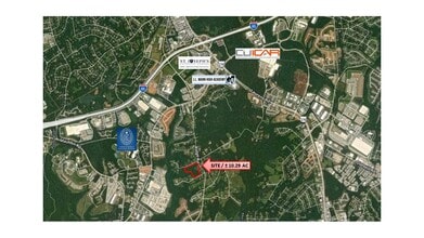 1516 Ridge Rd, Greenville, SC - aerial  map view