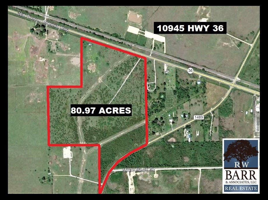 10945 Highway 36, Orchard, TX for sale Aerial- Image 1 of 1