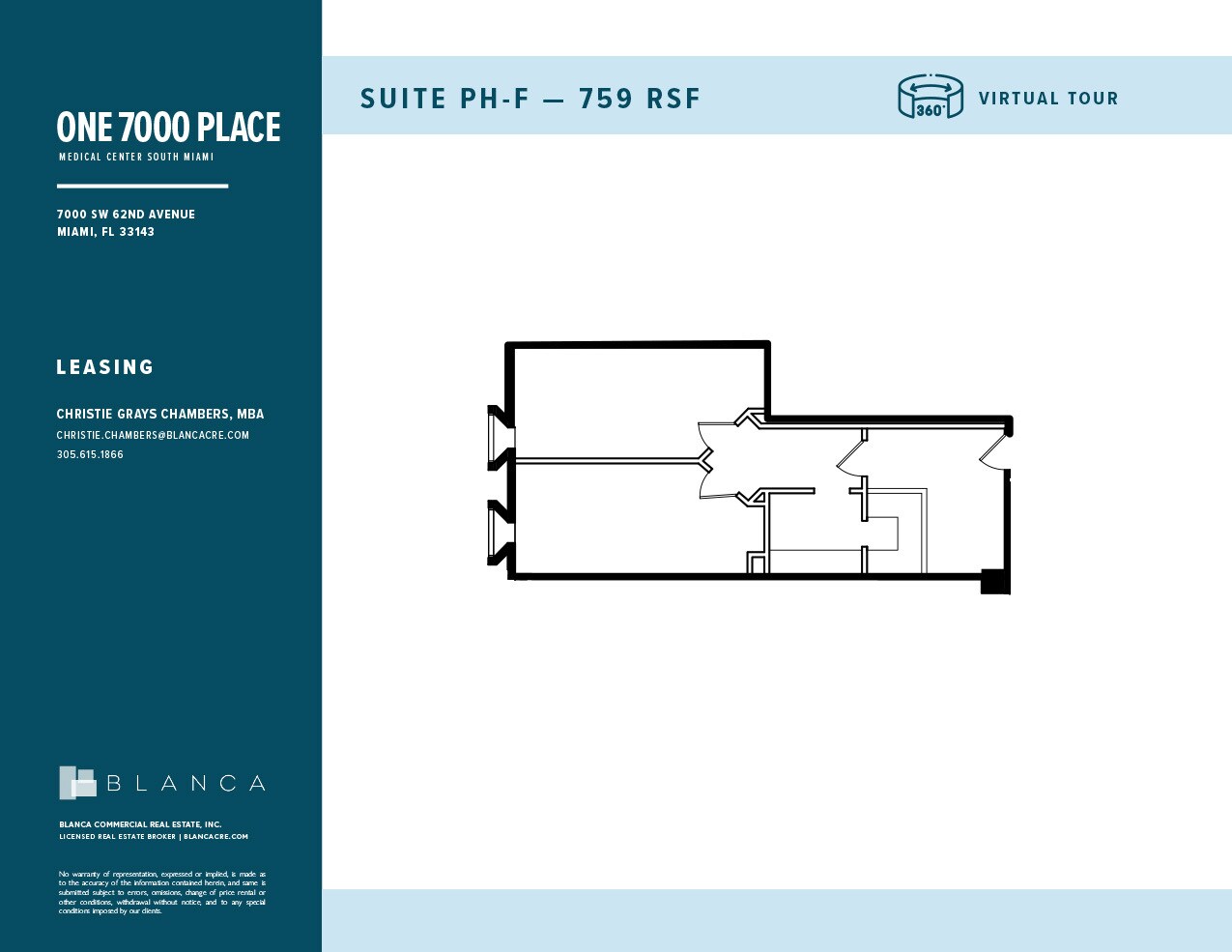 7000 SW 62nd Ave, Miami, FL for lease Floor Plan- Image 1 of 1