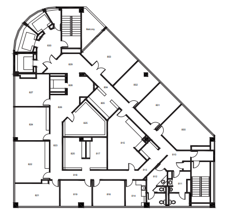 888 W 6th St, Los Angeles, CA for lease Floor Plan- Image 1 of 1