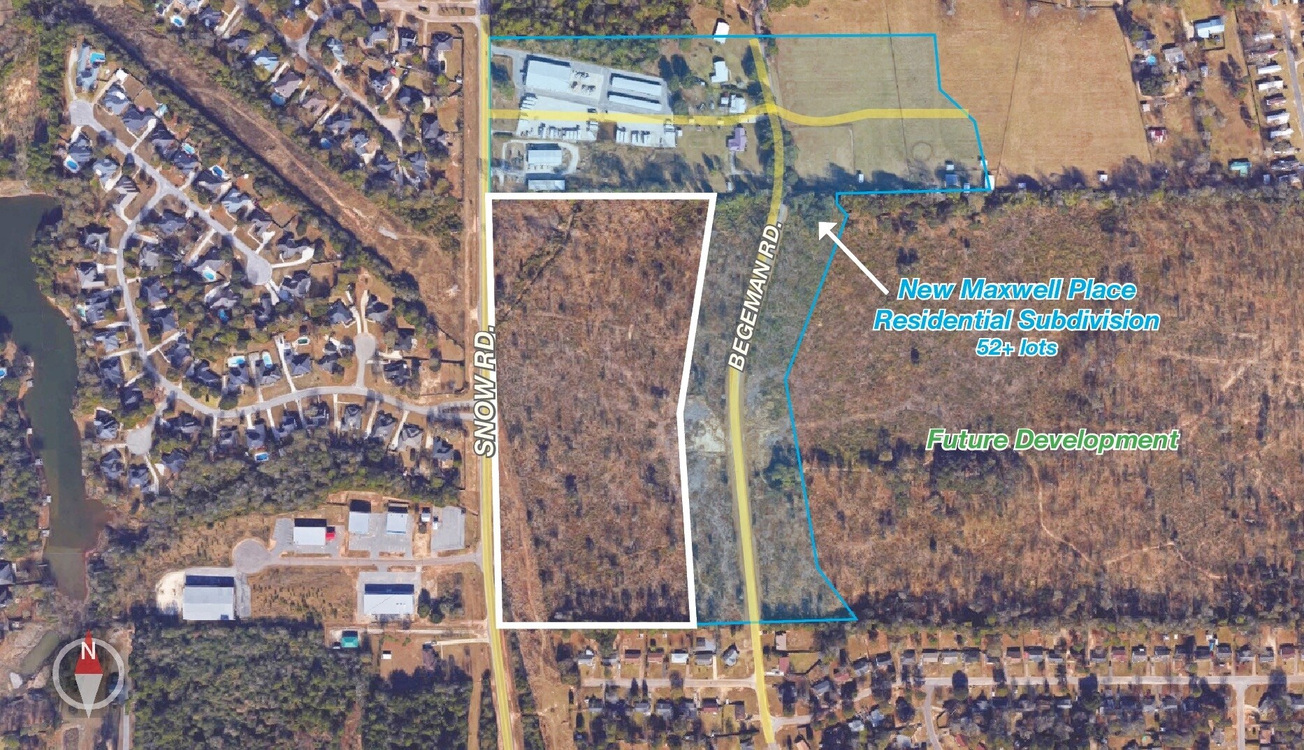 1443 Snow Rd, Mobile, AL 36608 Prime Site on Snow Rd.