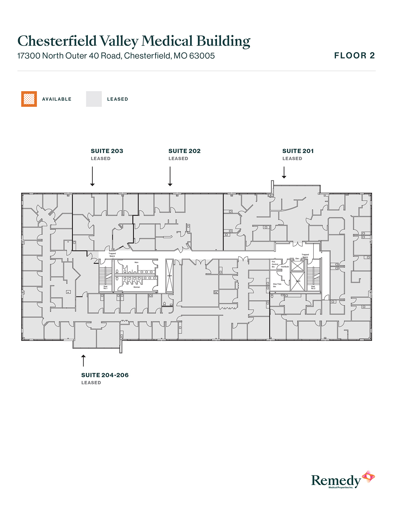 17300 N Outer Forty, Chesterfield, MO for lease Floor Plan- Image 1 of 1