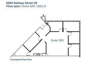 6835 Railway St SE, Calgary, AB for lease Floor Plan- Image 1 of 1