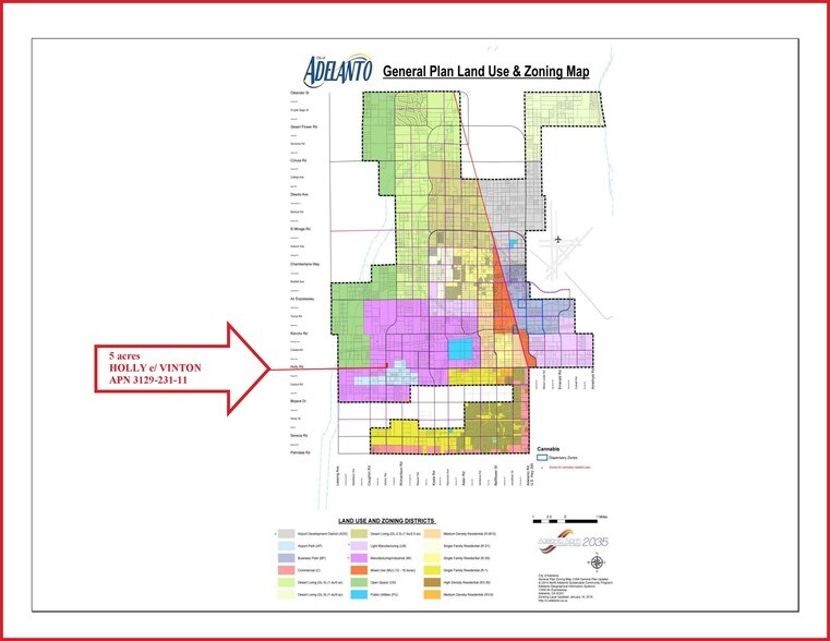 Holly and Vinton Rd, Adelanto, CA 92301