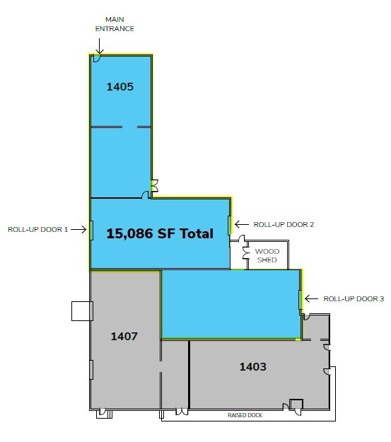 1403-1407 S Coast Hwy, Oceanside, CA for lease Floor Plan- Image 1 of 1