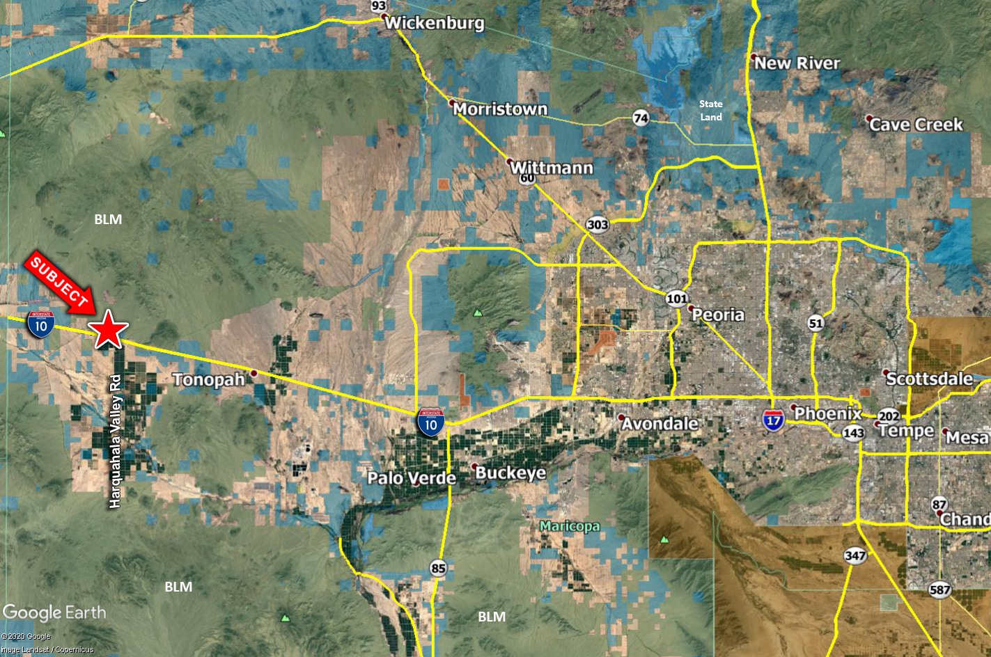 Interstate 10, Tonopah, AZ 85354 West of I 10 & Salome Rd