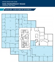 1055 Parsippany Blvd, Parsippany, NJ for lease Floor Plan- Image 1 of 2