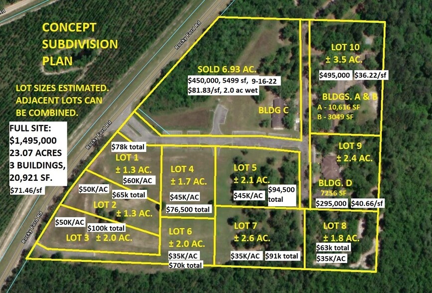 2577 Rocky Ford, Valdosta, GA for sale - Site Plan - Image 2 of 19