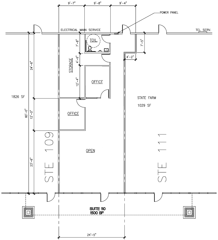 105 E Old Settlers Blvd, Round Rock, TX for lease Floor Plan- Image 1 of 3