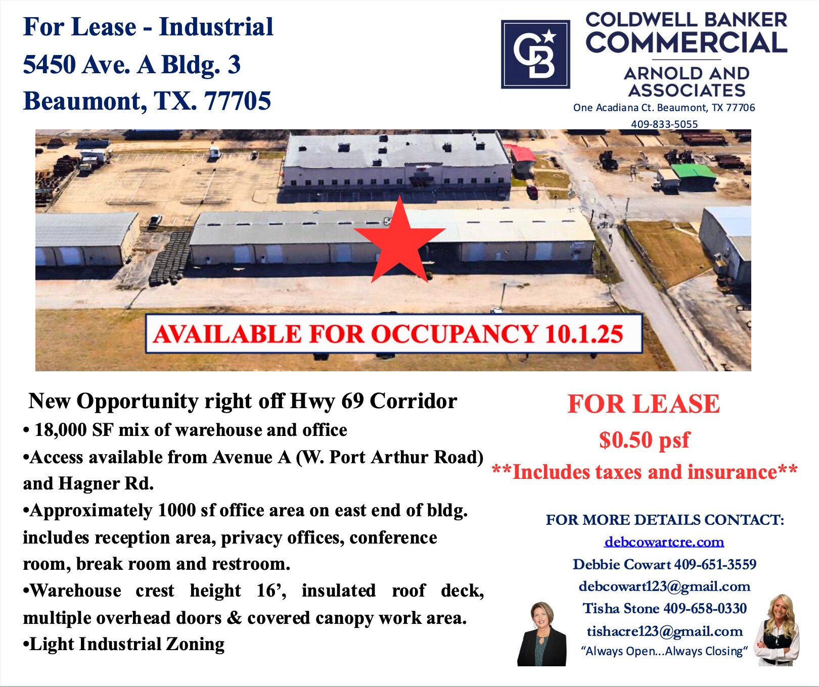 5450 Ave A. Bldg. 3, Beaumont, TX for lease Primary Photo- Image 1 of 4