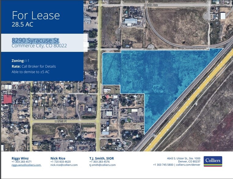 8290 Syracuse St, Commerce City, CO for lease - Building Photo - Image 1 of 1