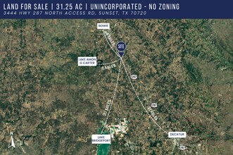 3444 Highway 287 North Access Rd, Sunset, TX - Aerial  map view - Image1