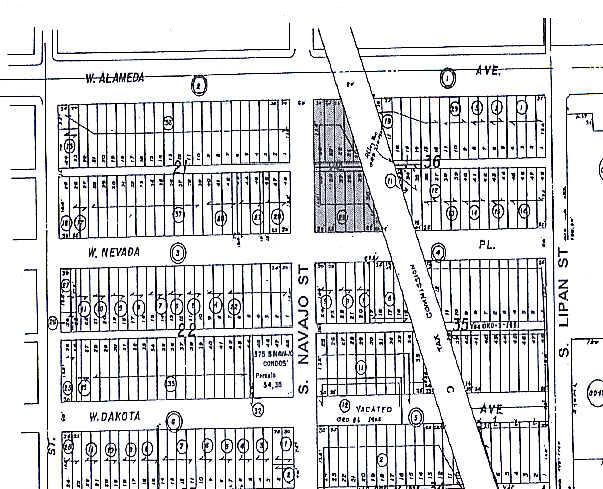 1298 W Alameda Ave, Denver, CO for sale Plat Map- Image 1 of 1