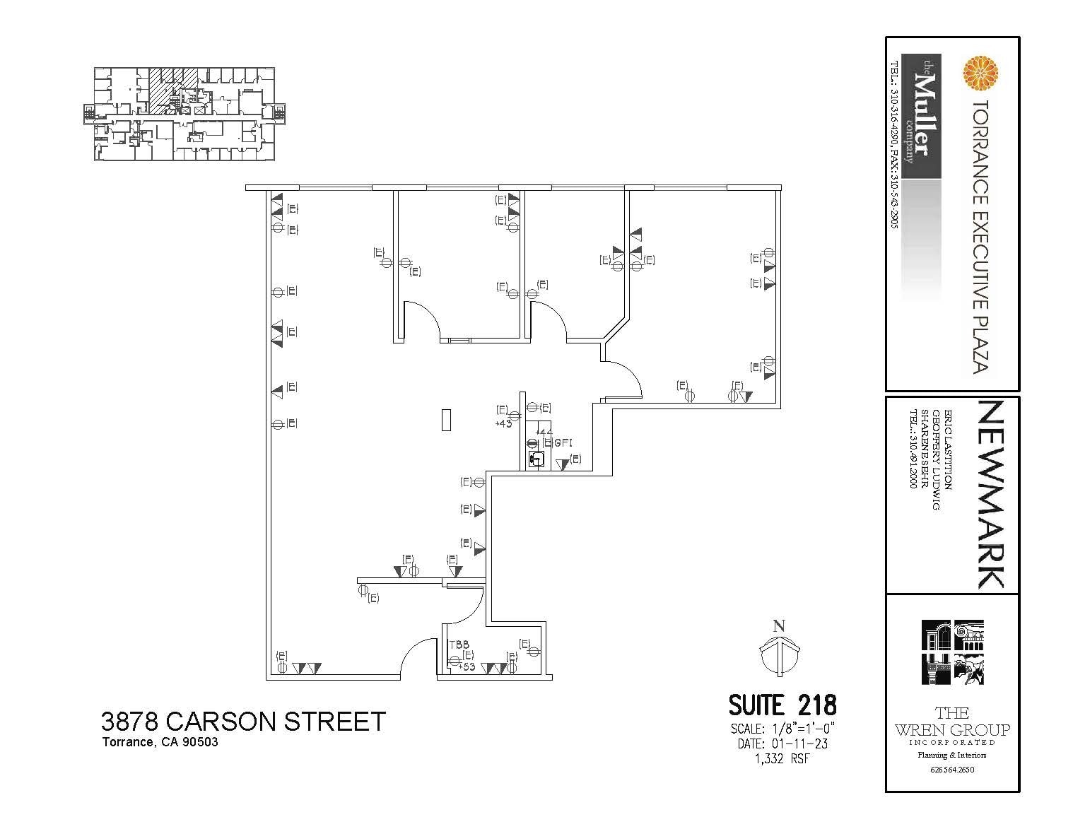 3848 W Carson St, Torrance, CA for lease Floor Plan- Image 1 of 1