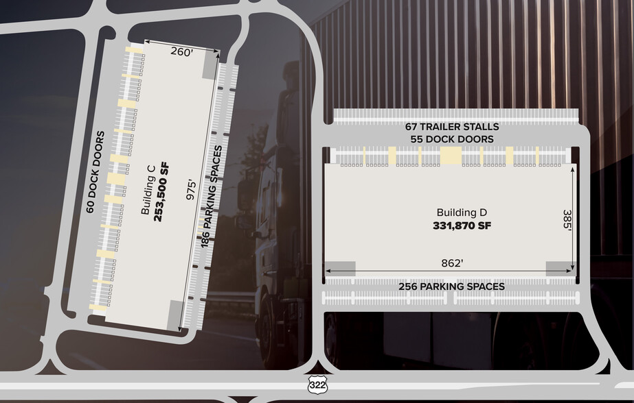 U.S Route 322, Logan Township, NJ for lease - Building Photo - Image 2 of 2