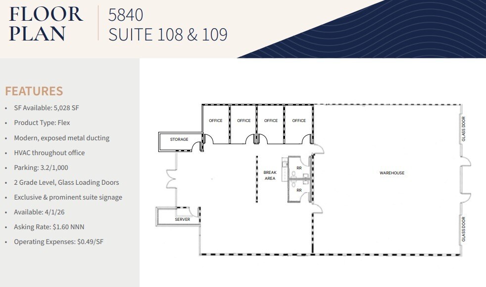 5860 El Camino Real, Carlsbad, CA for lease Floor Plan- Image 1 of 1