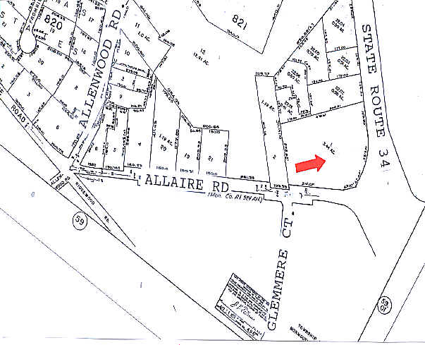 1985 Rt 34, Wall Township, NJ for lease - Plat Map - Image 2 of 6