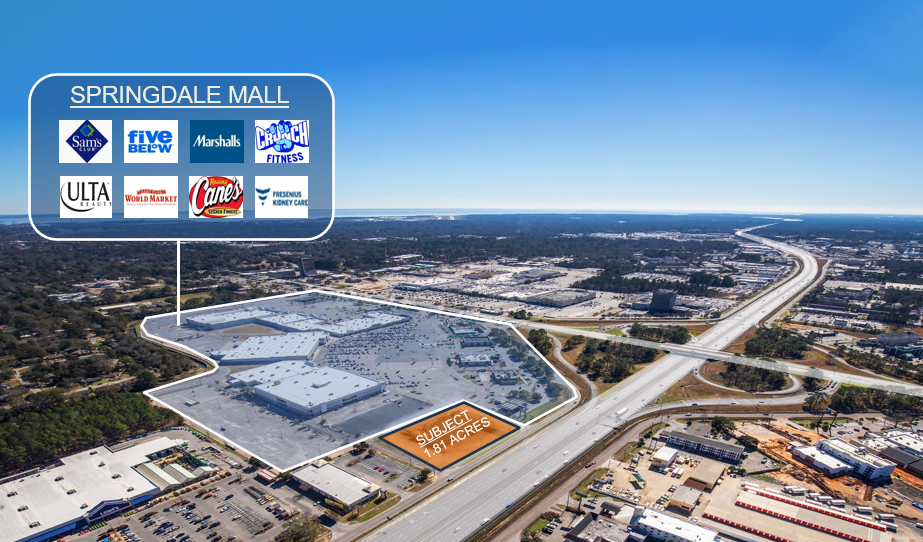 3250 3250 Airport Blvd, Mobile, AL for sale - Aerial - Image 1 of 2