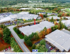 10 Technology Dr, West Lebanon, NH for lease Aerial- Image 1 of 5