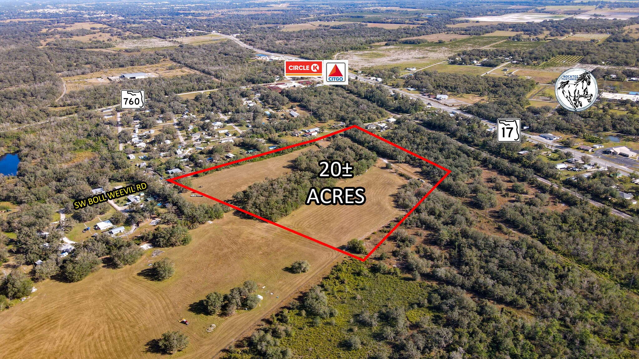 0 SW Boll Weevil Rd, Arcadia, FL for sale Aerial- Image 1 of 1