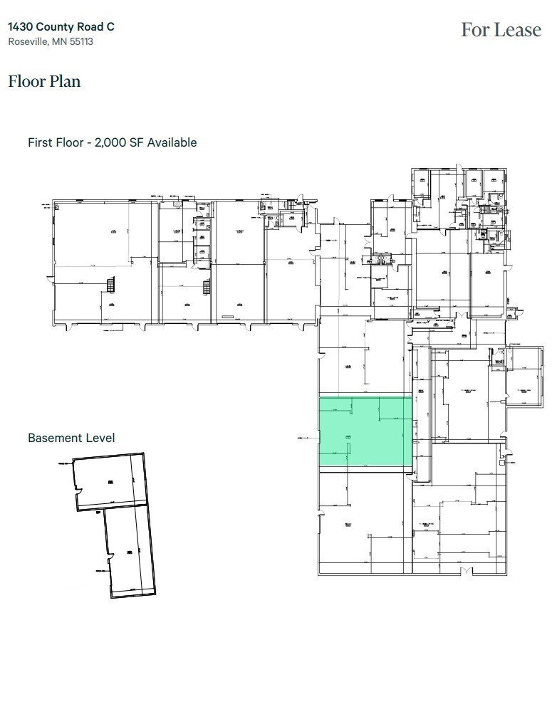 1430 County Road C W, Roseville, MN for lease Floor Plan- Image 1 of 1