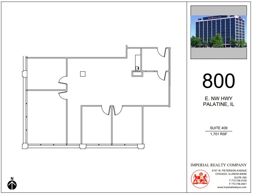 800 E Northwest Hwy, Palatine, IL for lease Floor Plan- Image 1 of 8