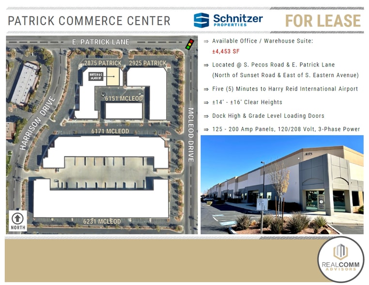2875 E Patrick Ln, Las Vegas, NV for lease - Building Photo - Image 2 of 9