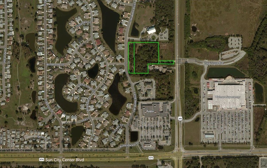 E Del Webb Blvd, Sun City Center, FL for sale - Aerial - Image 1 of 1