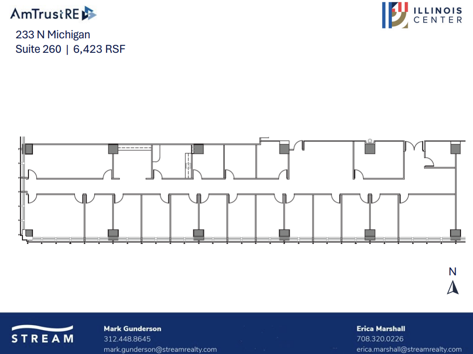 233 N Michigan Ave, Chicago, IL for lease Floor Plan- Image 1 of 1