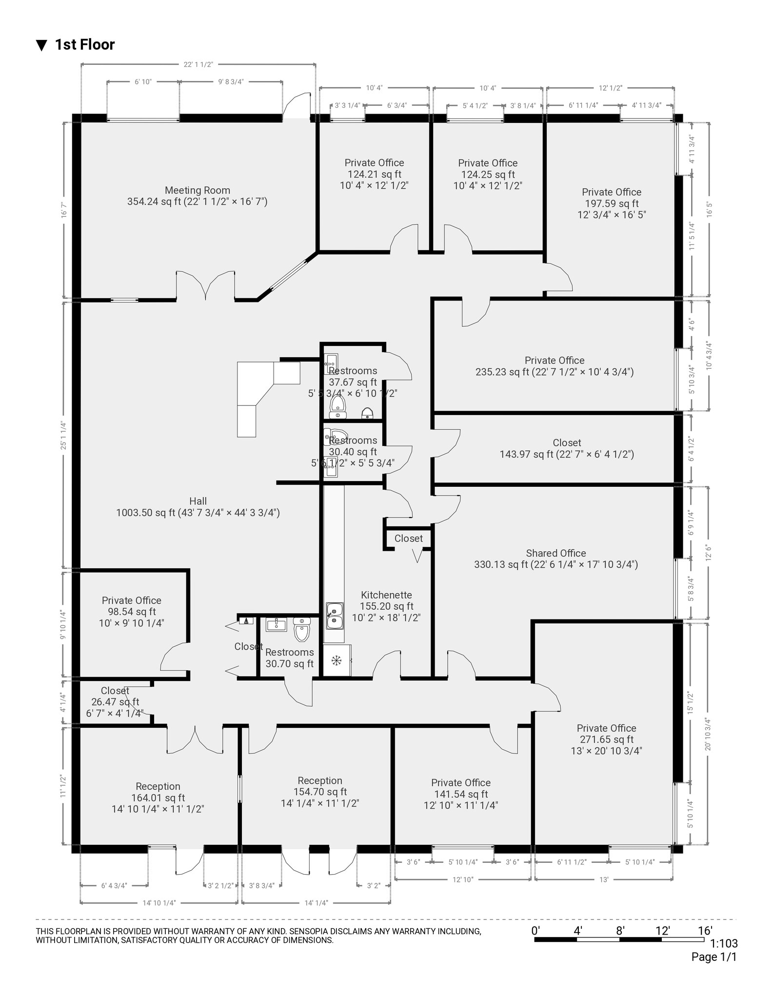 2700 W Cypress Creek Rd, Fort Lauderdale, FL for lease Floor Plan- Image 1 of 1