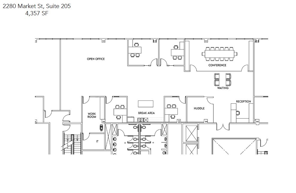 2280 Market St, Riverside, CA for lease Floor Plan- Image 1 of 1